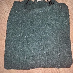 Turquoise Glittery Sweater